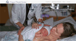 Desktop Screenshot of evergreenperinataleducation.com
